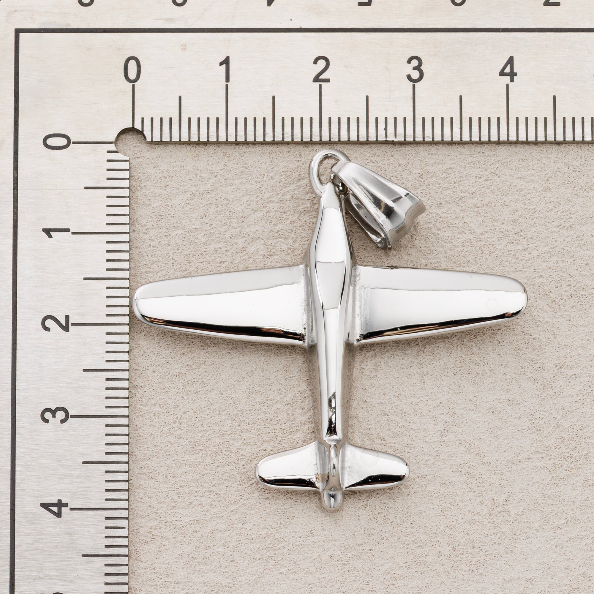 Launch Promo: Stainless Steel Sky Explorer Airplane Pendant | Sold Each