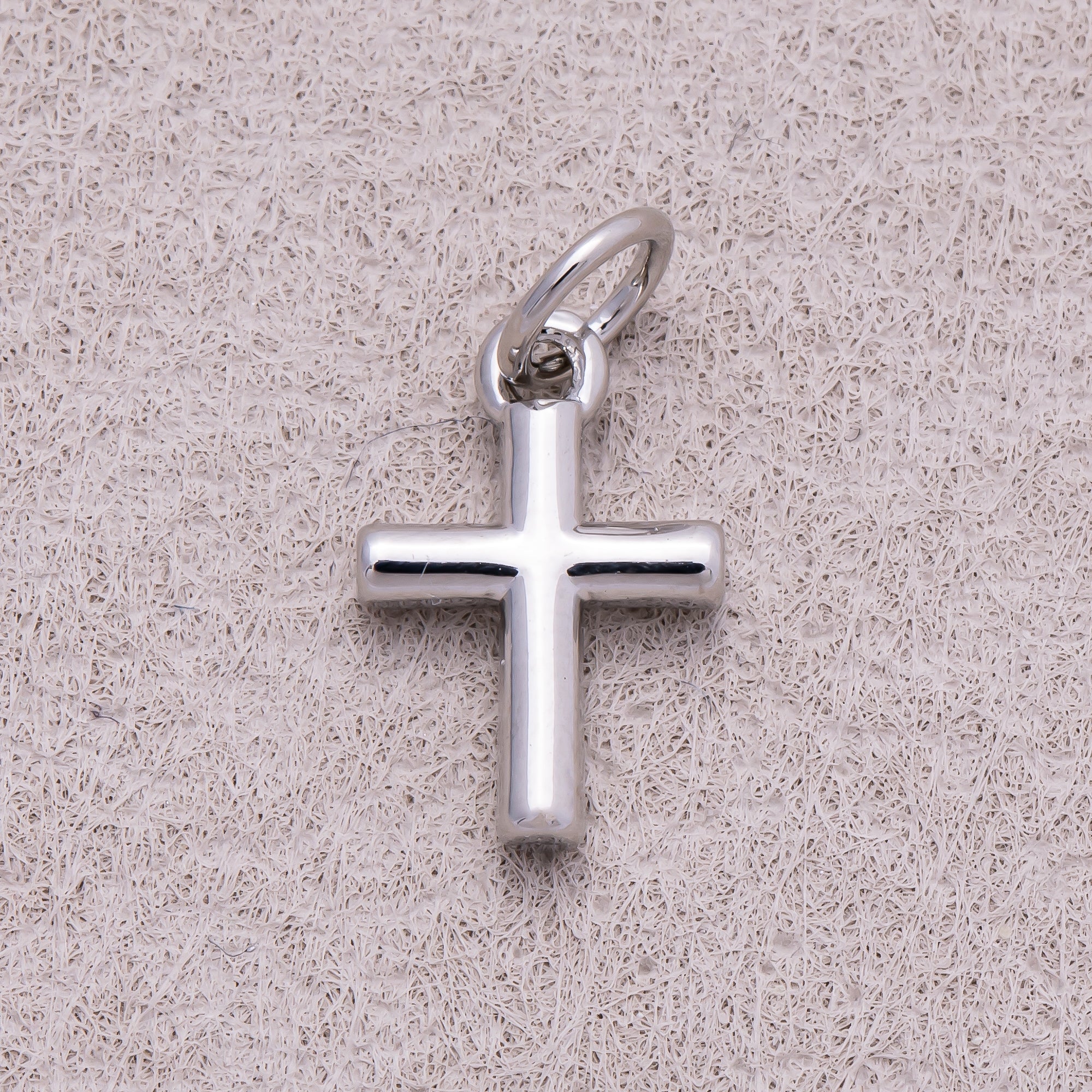 16K Gold Plated Plain Cross religious Charm - Sold Each