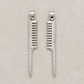 Launch Promo: Stainless Steel Minimalist Hair Stylist Comb Pendant | Sold Each