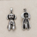 Launch Promo: Stainless Steel Antique Poodle Dog Animal Pendant | Sold Each