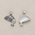 Launch Promo: Stainless Steel Nefertiti Queen Bust Pendant | Sold Each