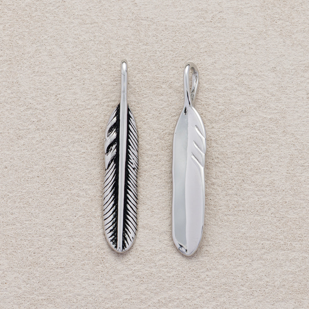 Launch Promo: Stainless Steel Minimalist Spirit Bohemian Feather Drop Pendant | Sold Each