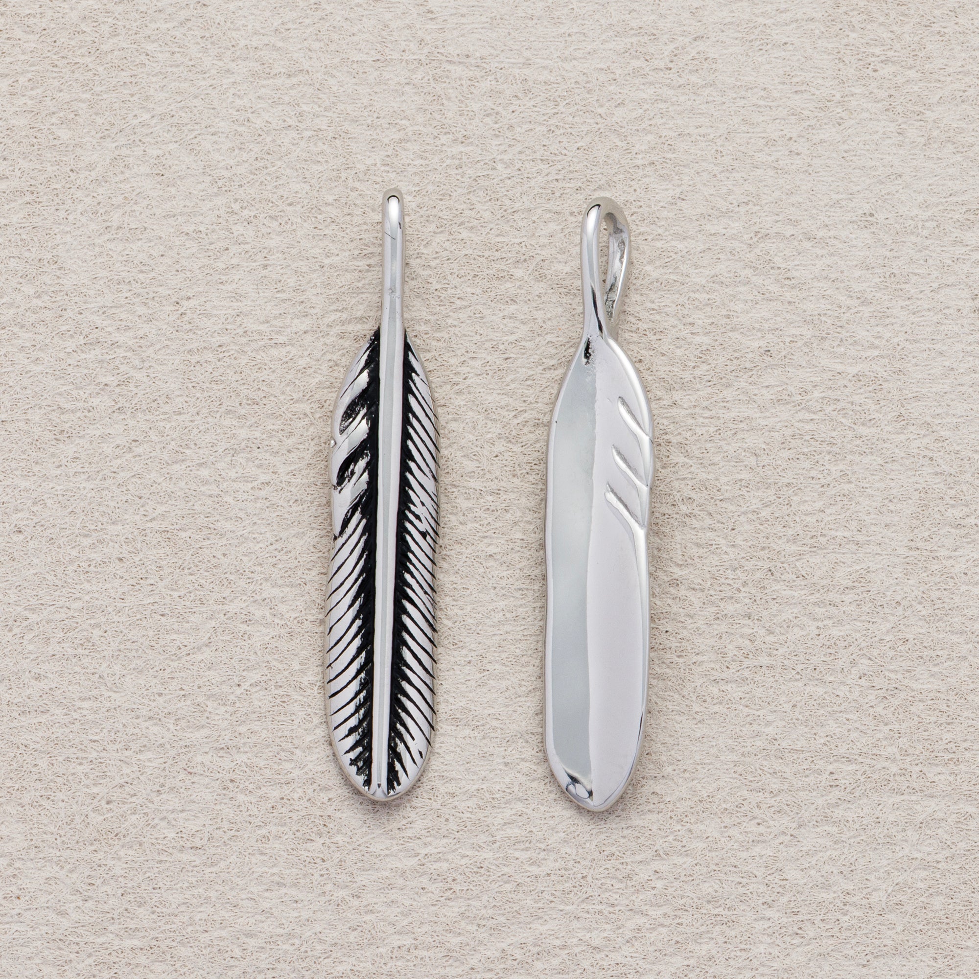 Launch Promo: Stainless Steel Minimalist Spirit Bohemian Feather Drop Pendant | Sold Each