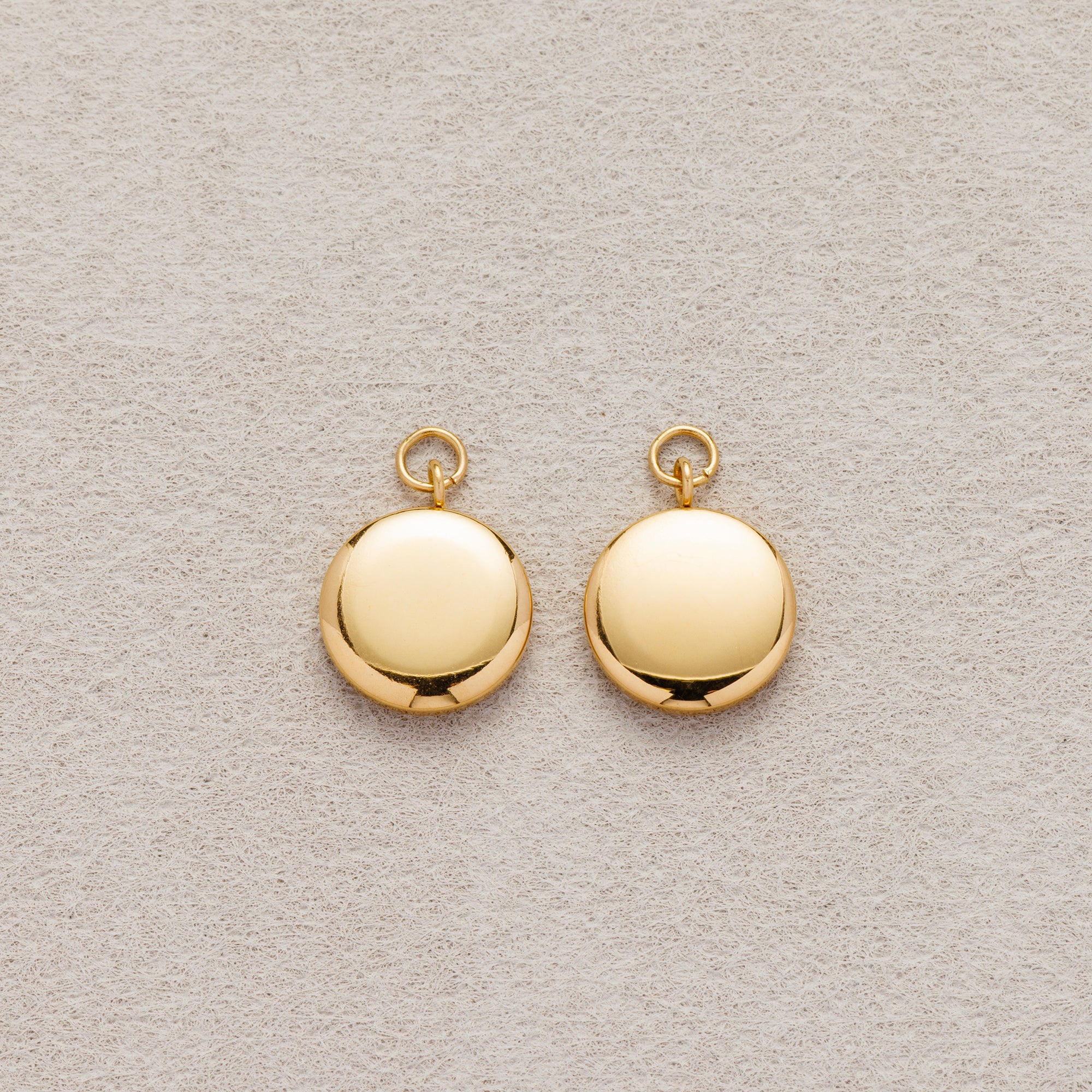 Launch Promo: 24K Gold PVD Stainless Steel Round Geometric Charm | Sold Each