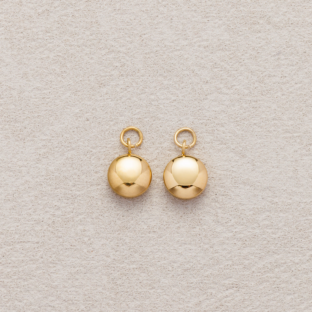 Launch Promo: 24K Gold PVD Stainless Steel Mini Round Geometric Charm | Sold Each