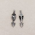 Launch Promo: Stainless Steel Vintage Winged Key Pendant | Sold Each