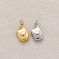 Launch Promo: 24K Gold PVD Stainless Steel Open Locket Handphone Charm | Sold Each