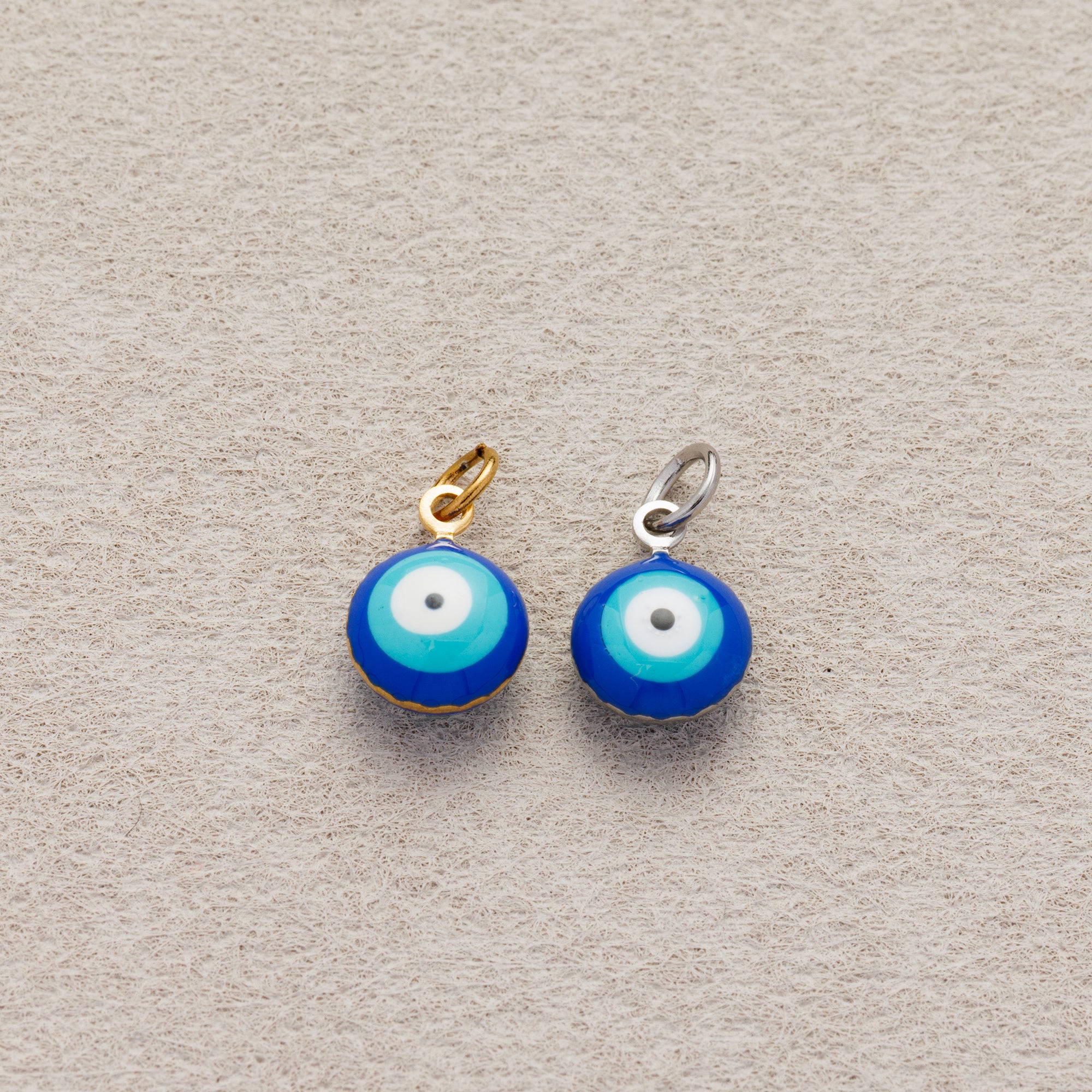 Launch Promo: 24K Gold PVD Stainless Steel Blue Evil Eye Charm | Sold Each