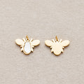 Launch Promo: 24K Gold PVD Stainless Steel Cute Honey Bee Insect Charm | Sold Each