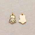 Launch Promo: 24K Gold PVD Stainless Steel Cute Teddy Bear Charm | Sold Each