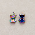 Launch Promo: Stainless Steel Hollow Rainbow Teddy Bear Charm | Sold Each