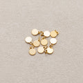 Launch Promo: 24K Gold PVD Stainless Steel Mini Round Coin Charm | Sold Each