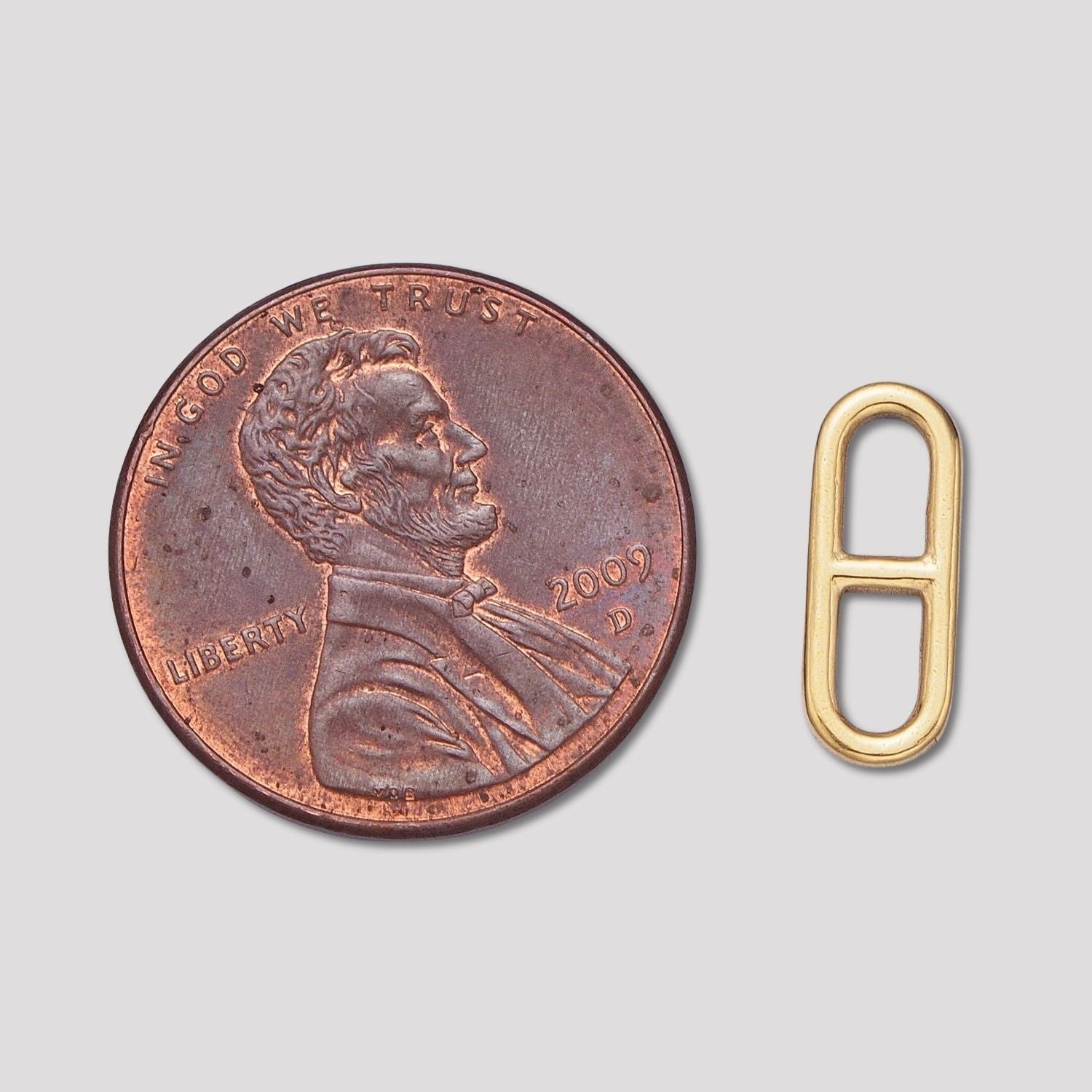 Launch Promo: 24K Gold PVD Stainless Steel Minimalist Mariner Link Connector | Sold Each