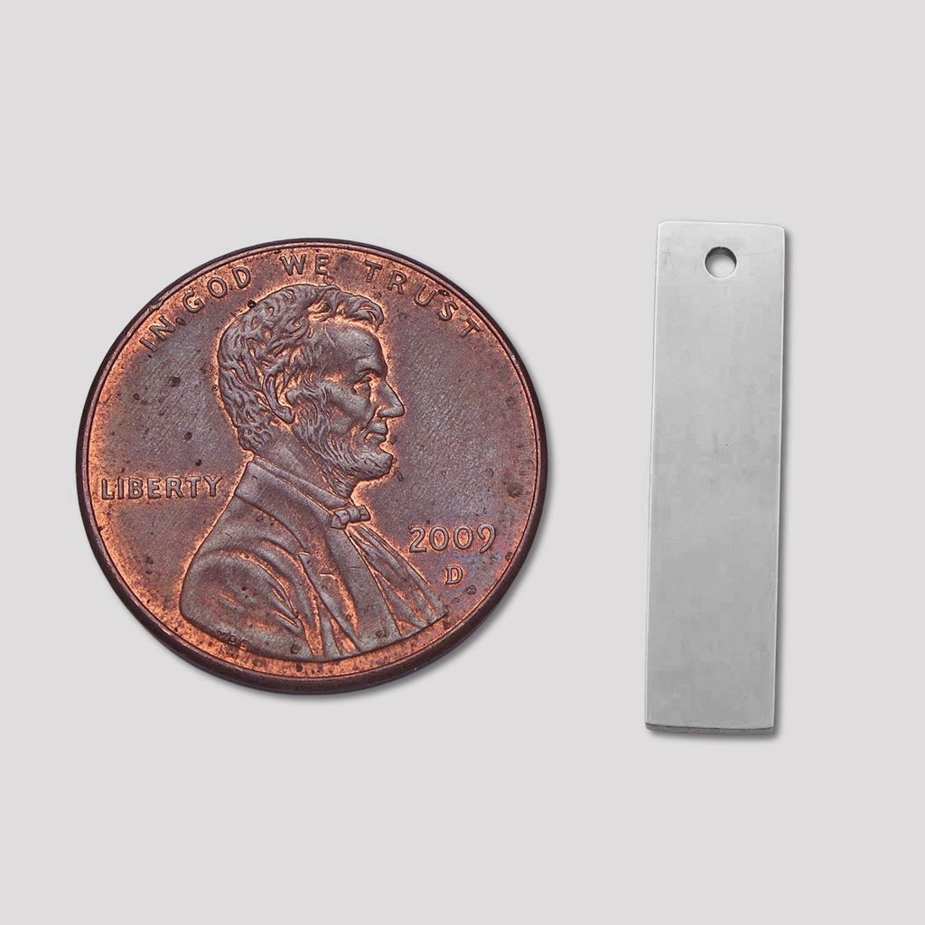 Launch Promo: Stainless Steel Simple Rectangular Tag Charm | Sold Each