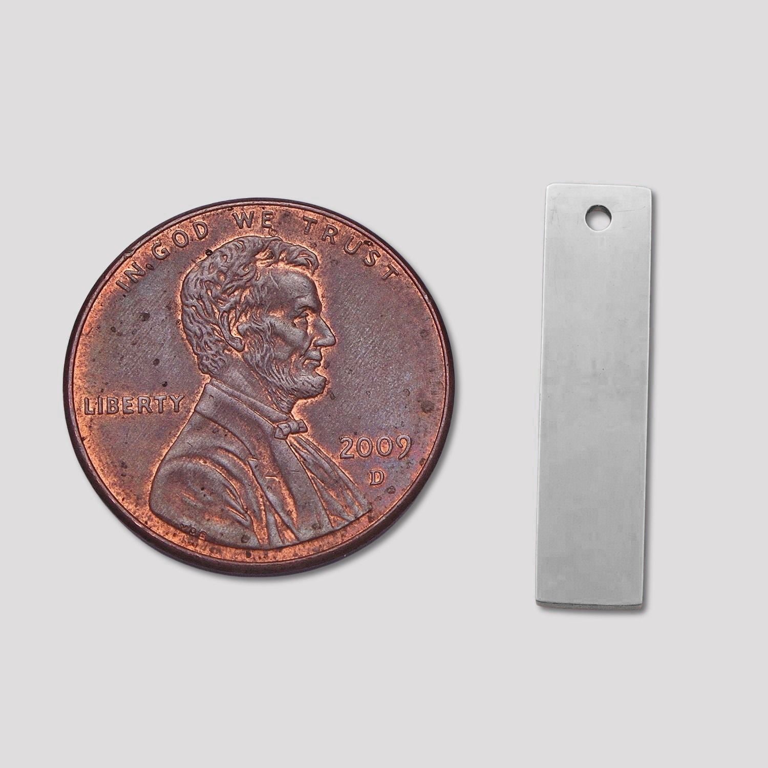 Launch Promo: Stainless Steel Simple Rectangular Tag Charm | Sold Each