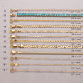 24K Gold Plated Cable Chain Necklace Ready to Wear for Everyday
