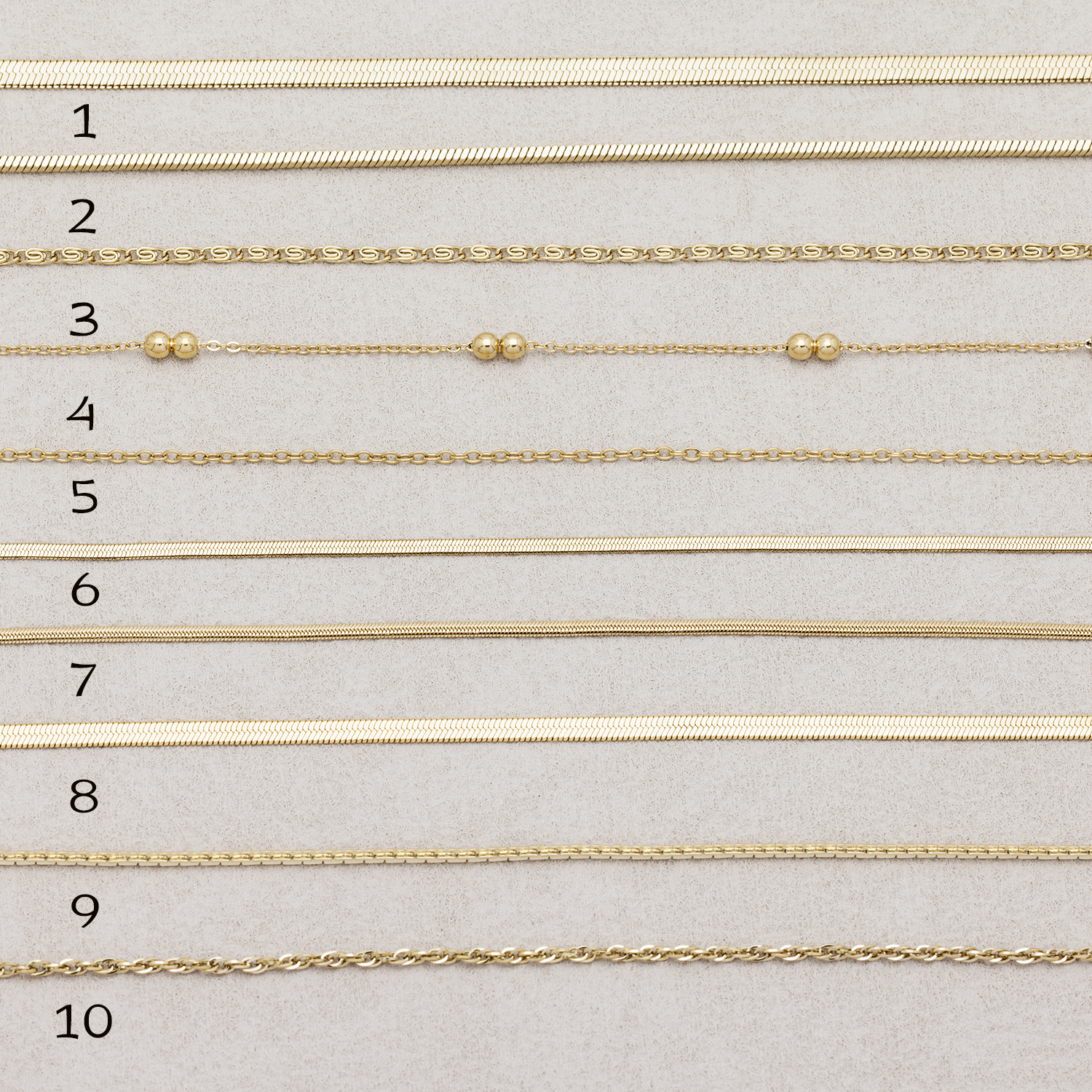 Launch Promo: Gold PVD Stainless Steel Necklace Ready to Wear - Sold Per Piece