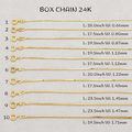 Launch Promo: 24K Gold PVD Stainless Steel Necklace Ready to Wear - Sold Per Piece