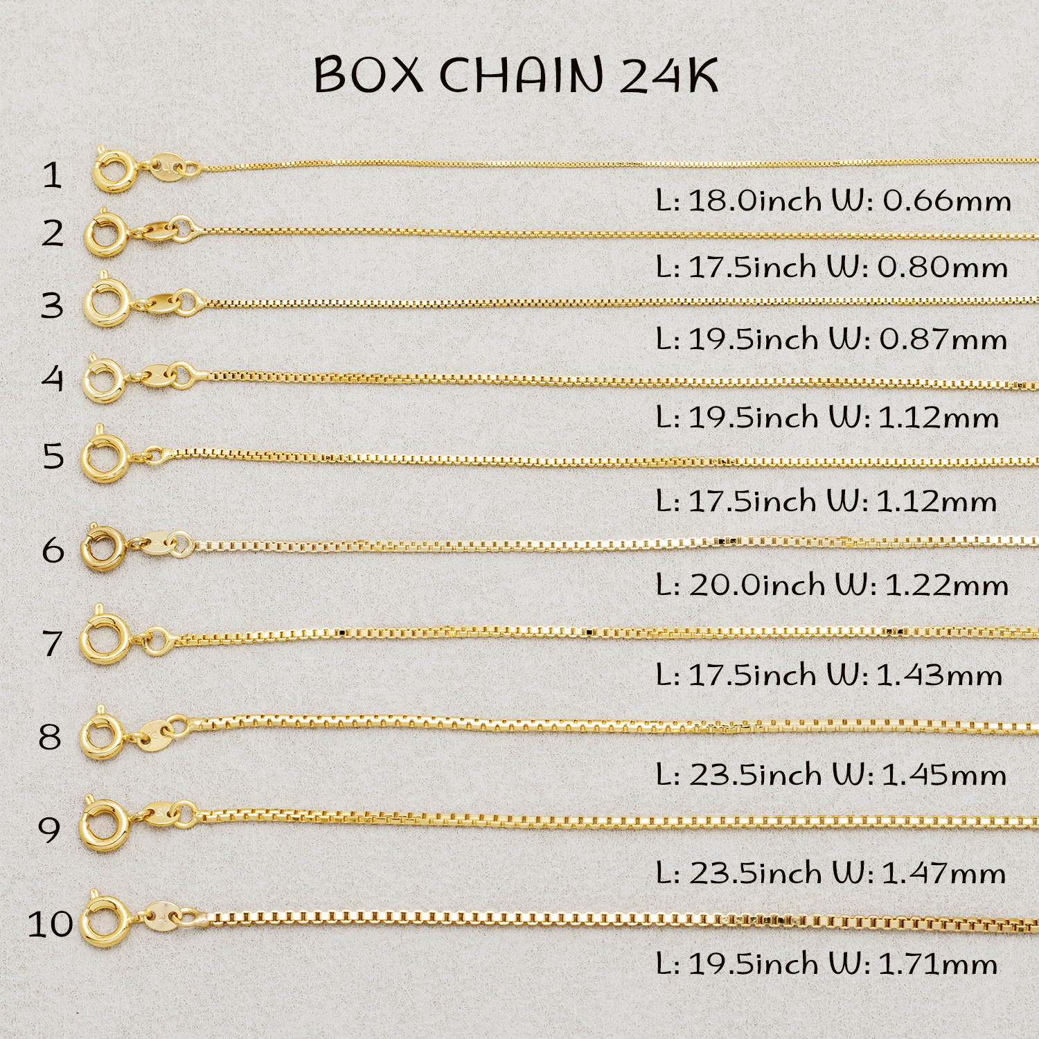 Launch Promo: 24K Gold PVD Stainless Steel Necklace Ready to Wear - Sold Per Piece