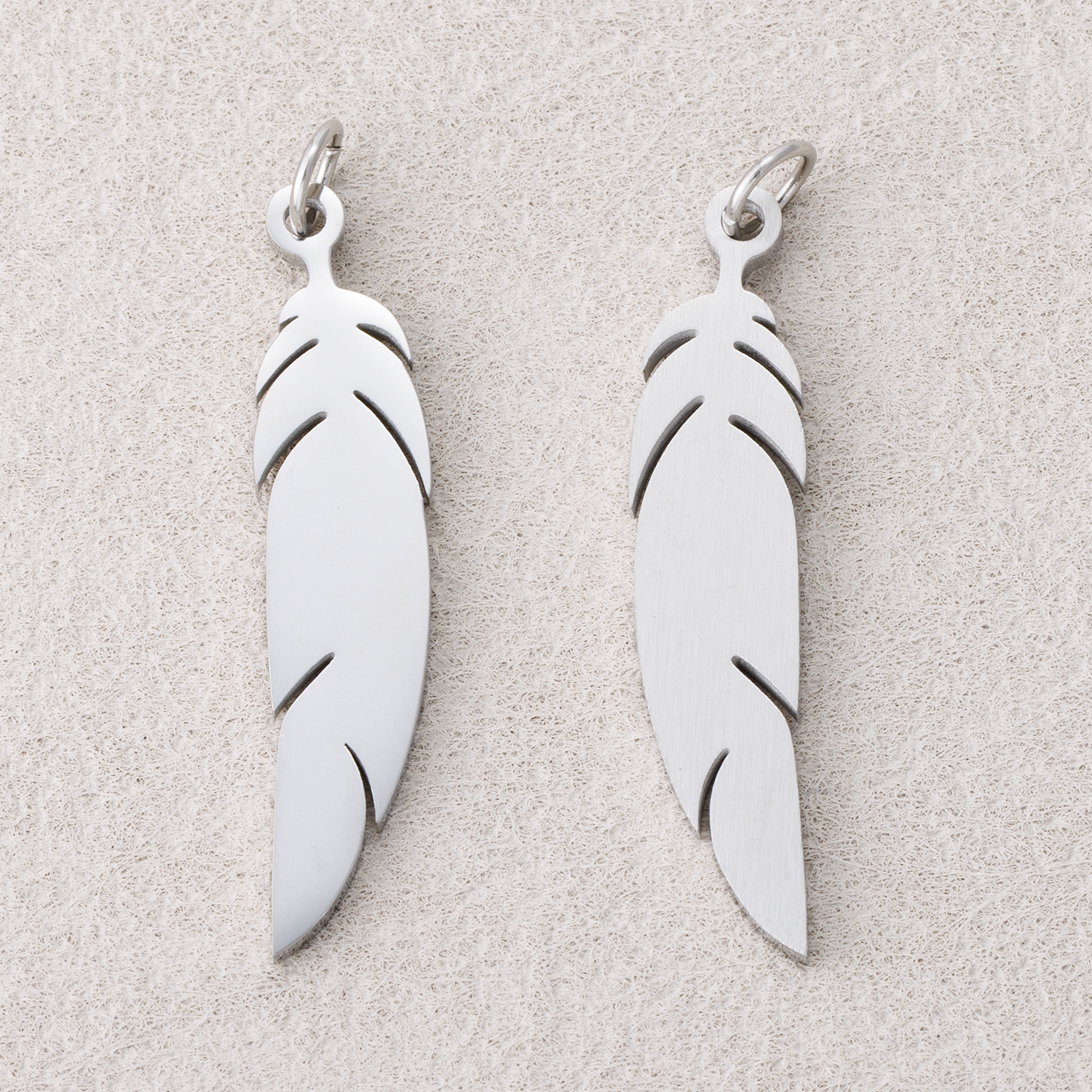 Launch Promo: Stainless Steel Bohemian Feather Charm | Sold Each