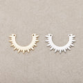 Launch Promo: 24K Gold PVD Stainless Steel Celestial Sunburst Arc Connector | Sold Each