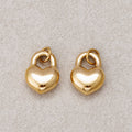 Launch Promo: 14K Gold PVD Stainless Steel Chubby Love Heart Padlock Charm | Sold Each