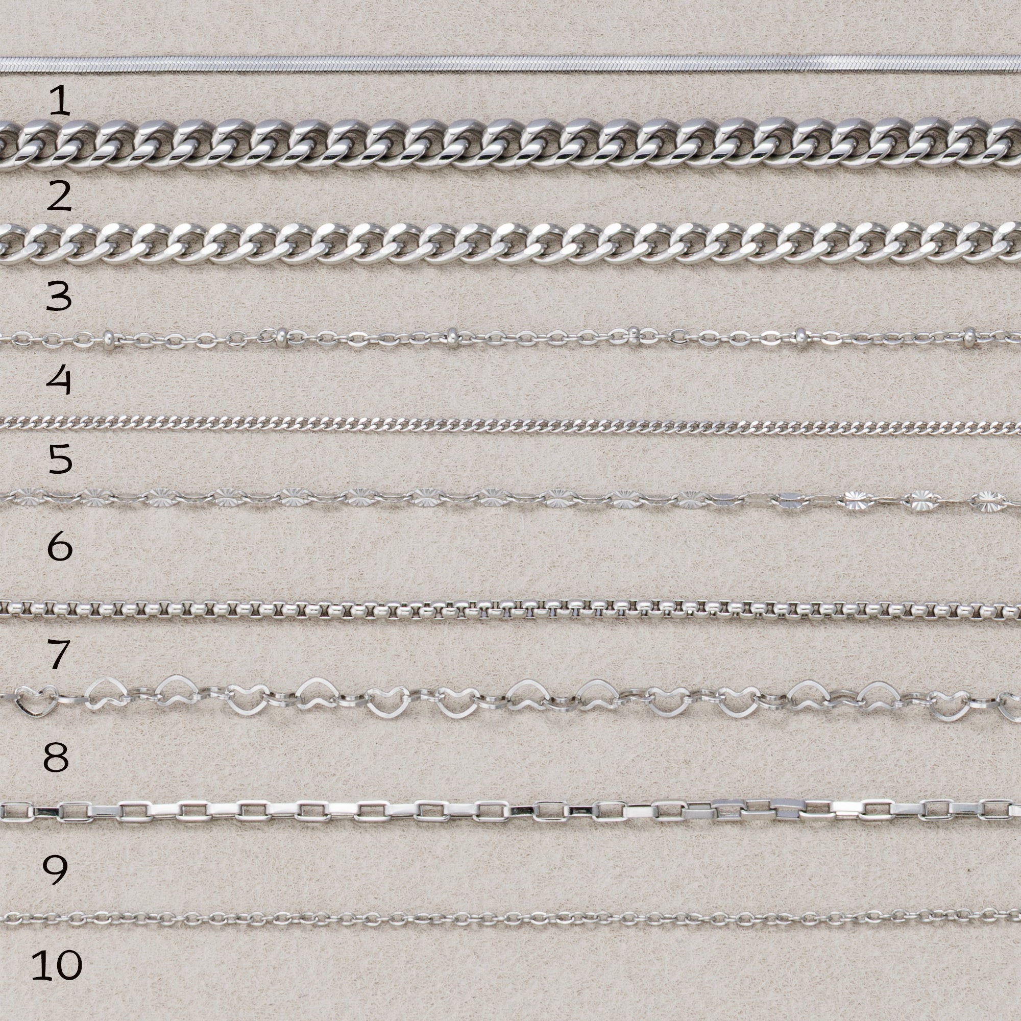 Launch Promo: Stainless Steel Necklace Ready to Wear - Sold Per Piece