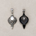 Launch Promo: Stainless Steel Guardian Angel Wings Spear Pendant | Sold Each