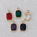 Launch Promo: 14K Gold PVD Stainless Steel Pear Cut Birthstone Charm | Sold Each