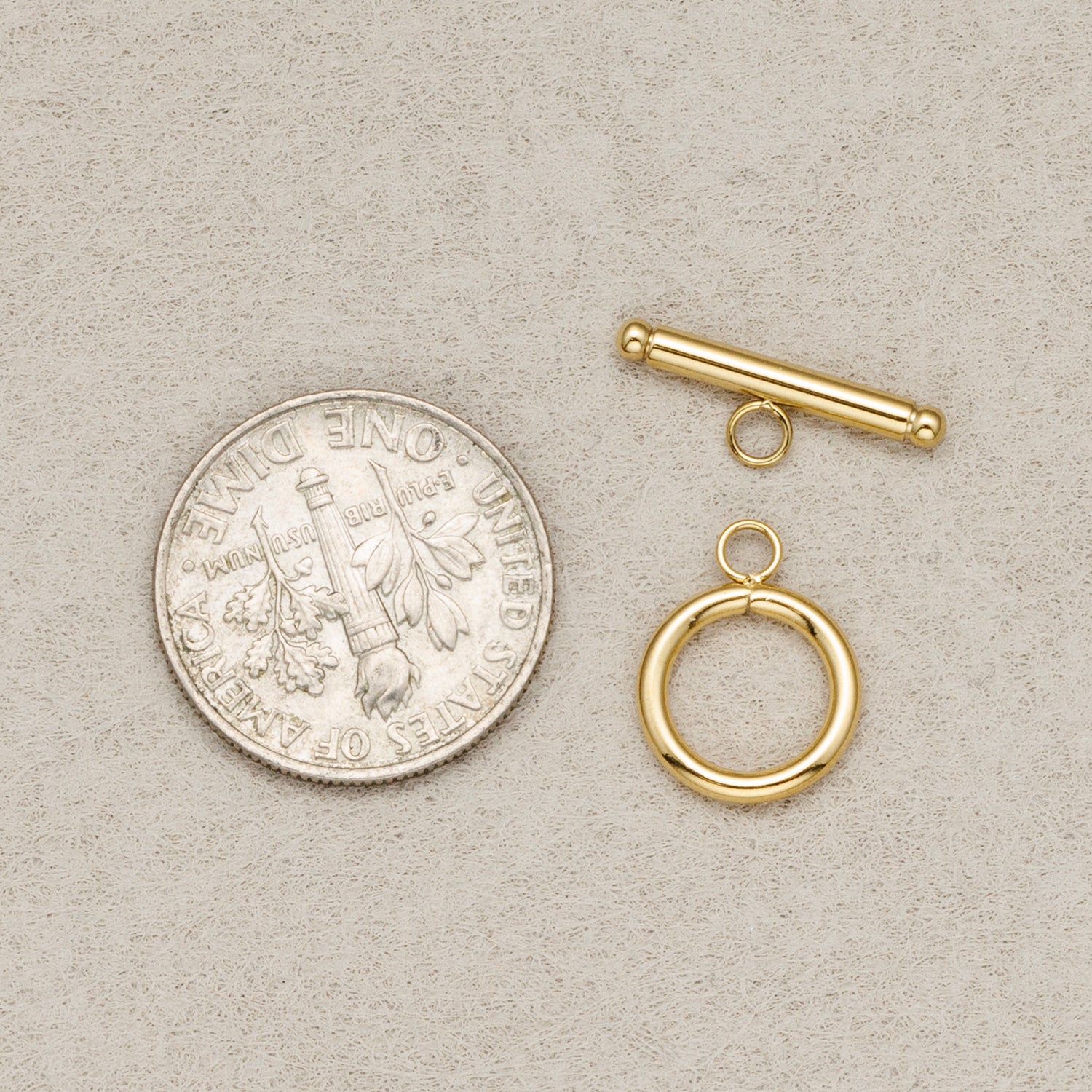 Launch Promo: Gold PVD Minimalist Toggle Clasps Closure Findings | Sold Each