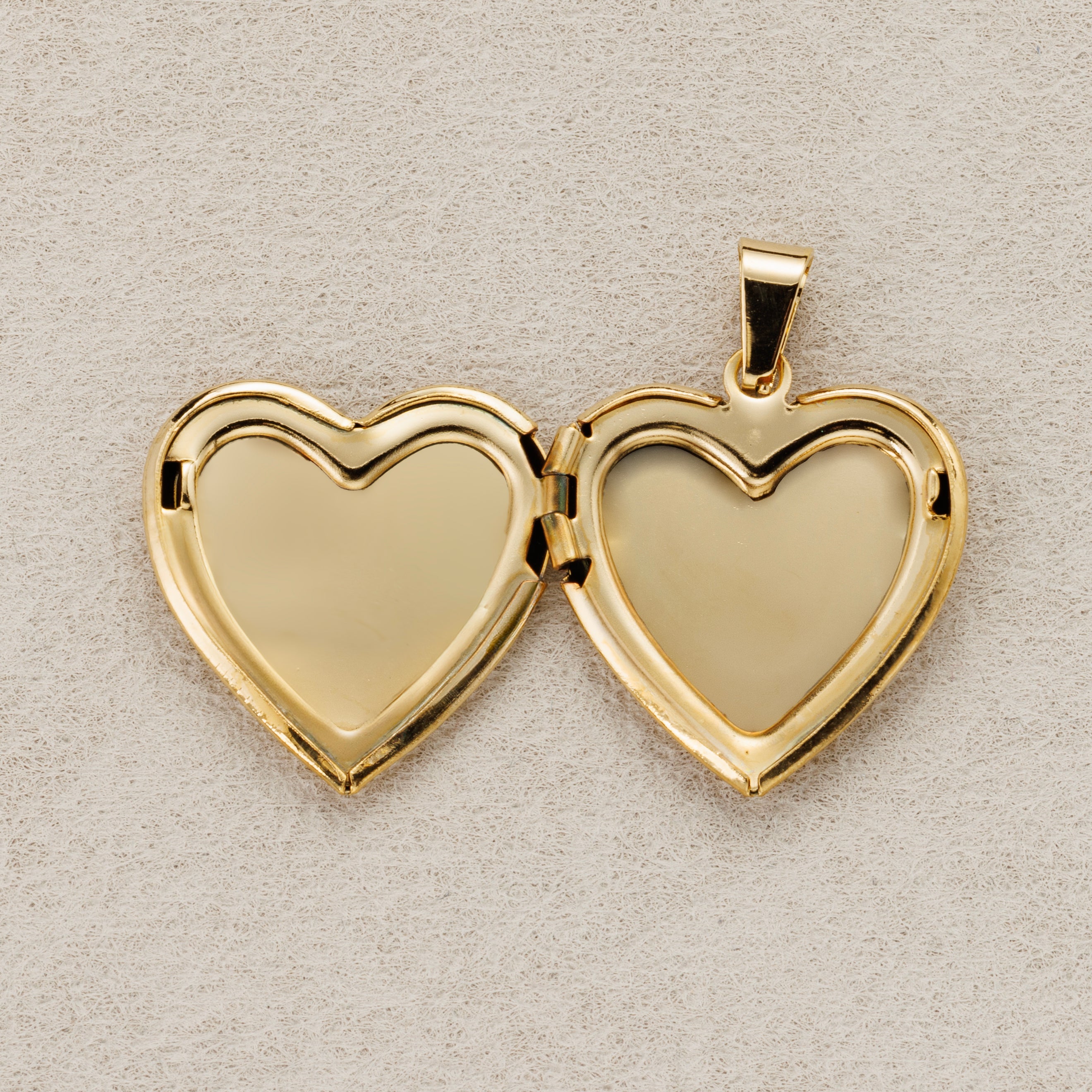 Launch Promo: 24K Gold PVD Stainless Steel Mother Of Pearl Heart Locket Pendant | Sold Each