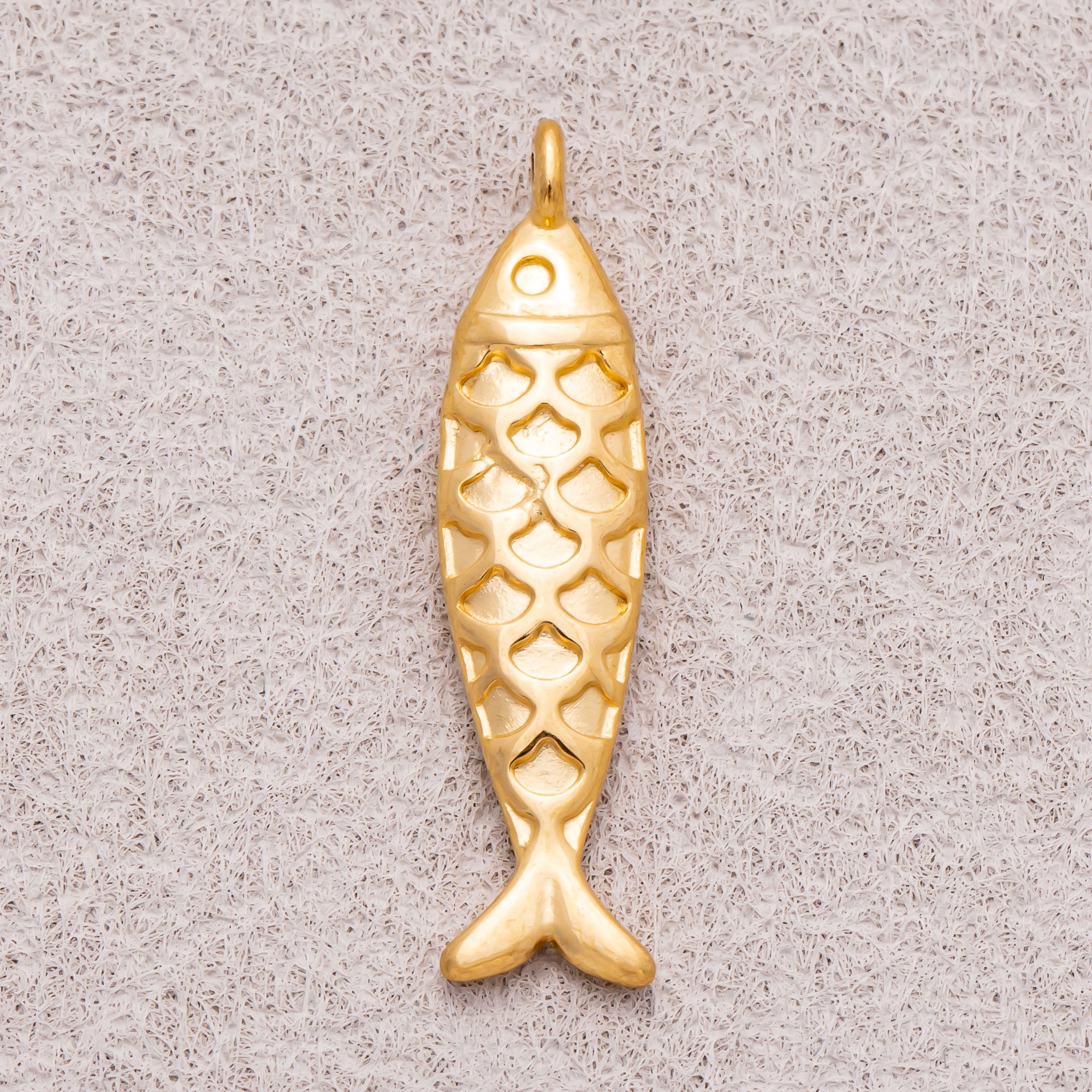 Gold PVD Stainless Steel Fish Ocean Animal Pendant