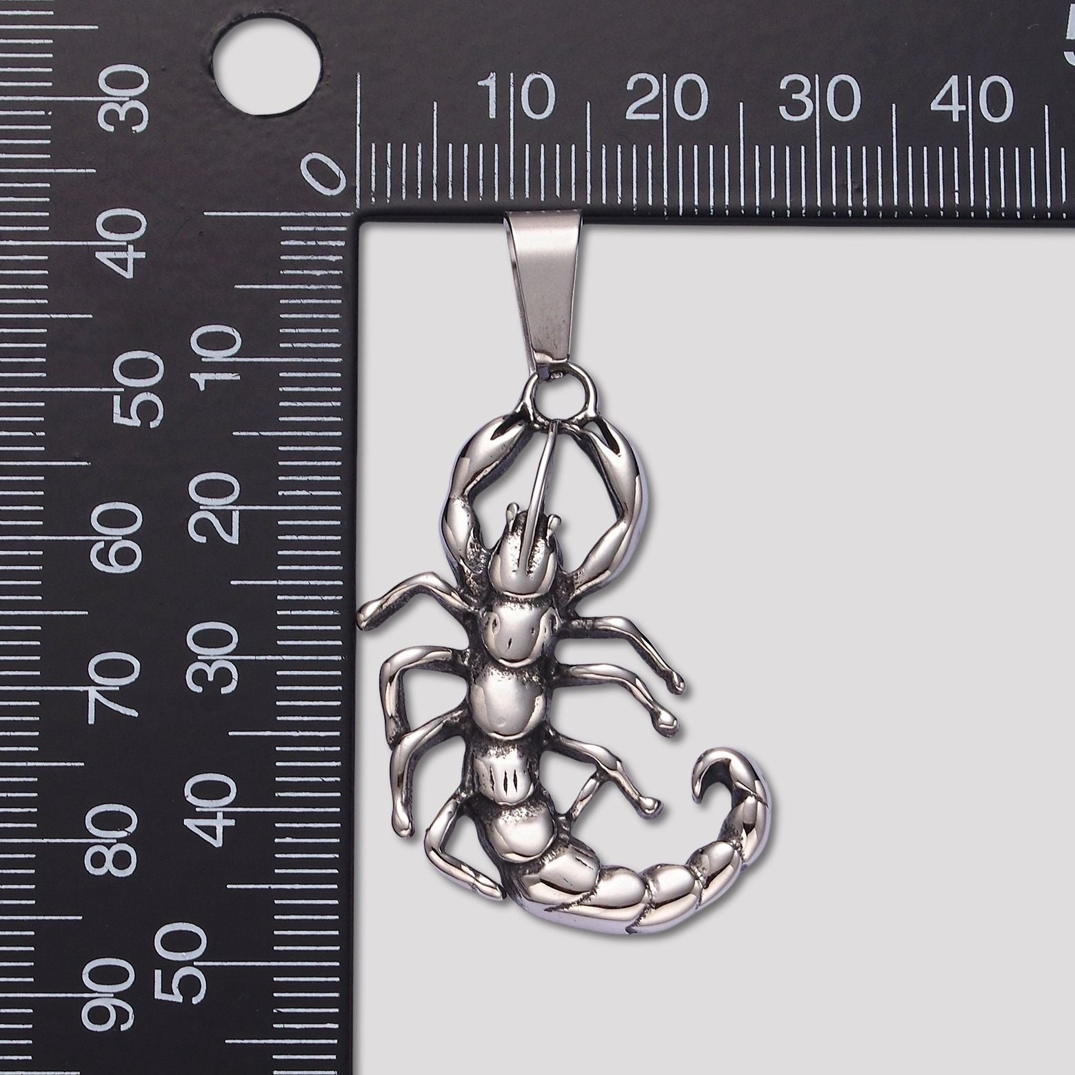 Launch Promo: Stainless Steel Scorpion Guardian Pendant | Sold Each