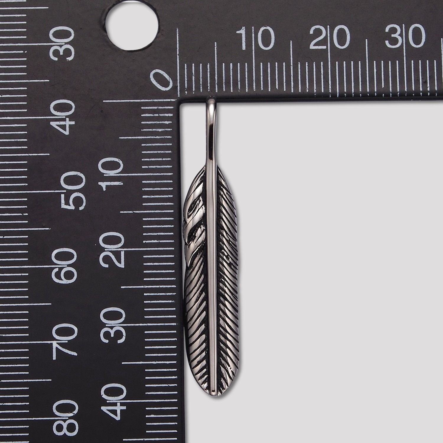 Launch Promo: Stainless Steel Minimalist Spirit Bohemian Feather Drop Pendant | Sold Each