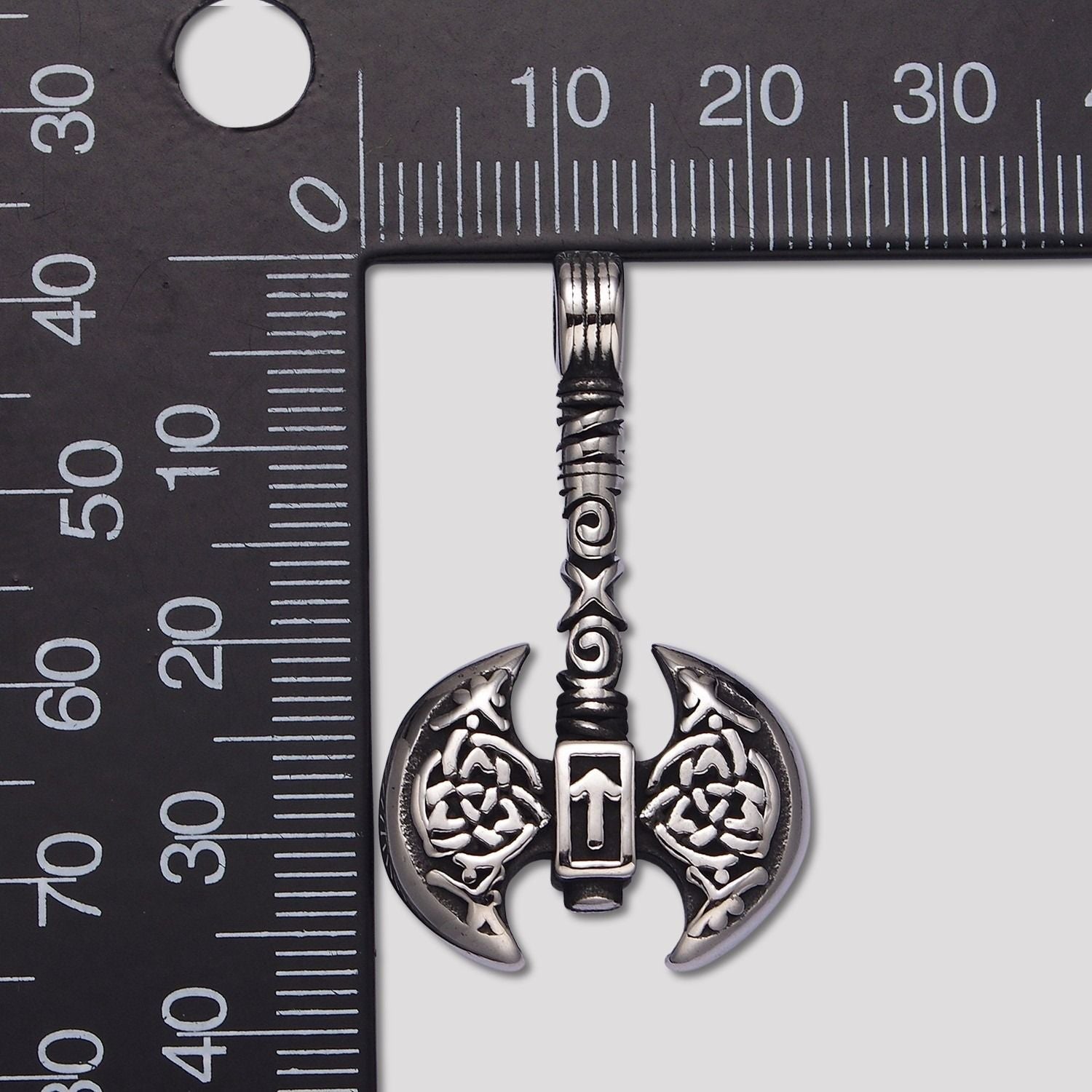 Launch Promo: Stainless Steel Antique Viking Battle Axe Pendant | Sold Each