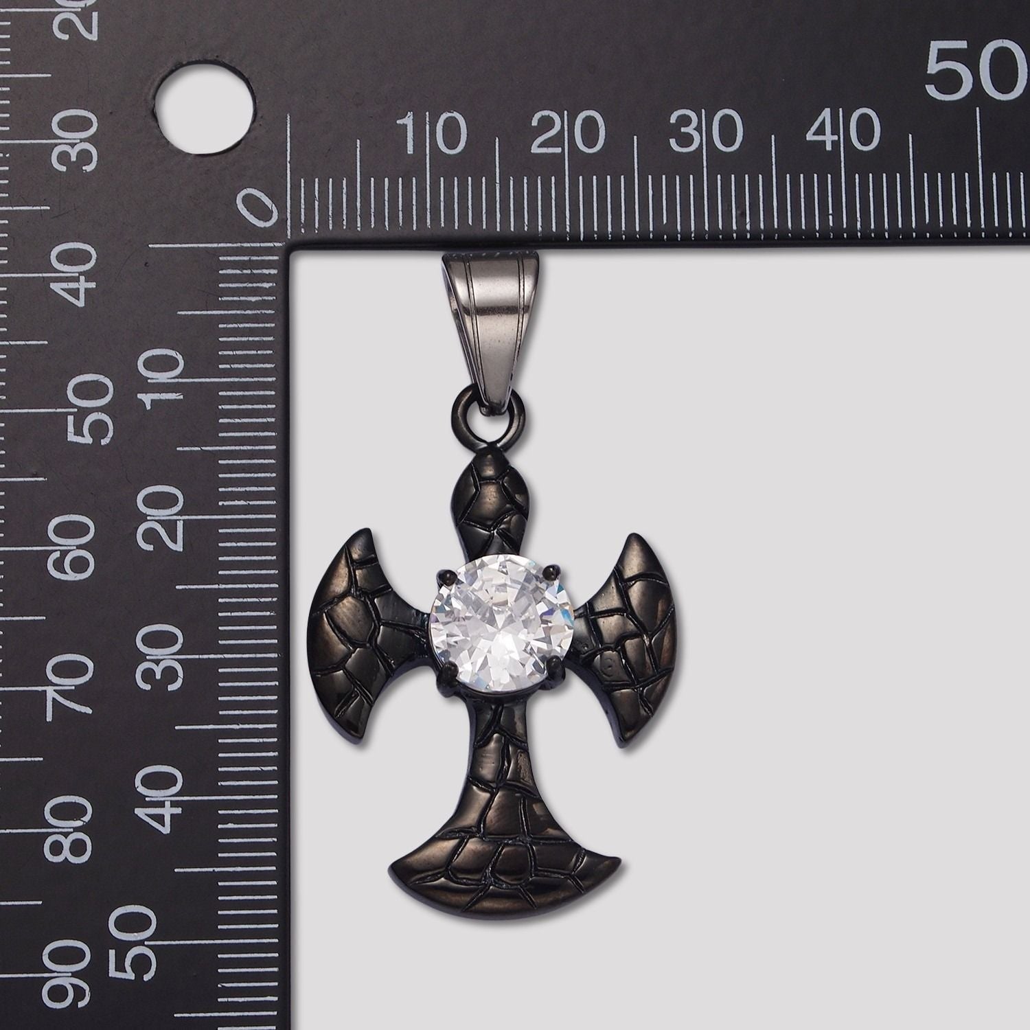 Launch Promo: Stainless Steel Dark Knight Gothic Cross Pendant | Sold Each