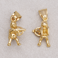 Launch Promo: 14K Gold PVD Stainless Steel Classic Cupid Baby Angel Pendant | Sold Each