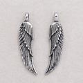 Launch Promo: Stainless Steel Antique Angel Wing Feather Pendant | Sold Each