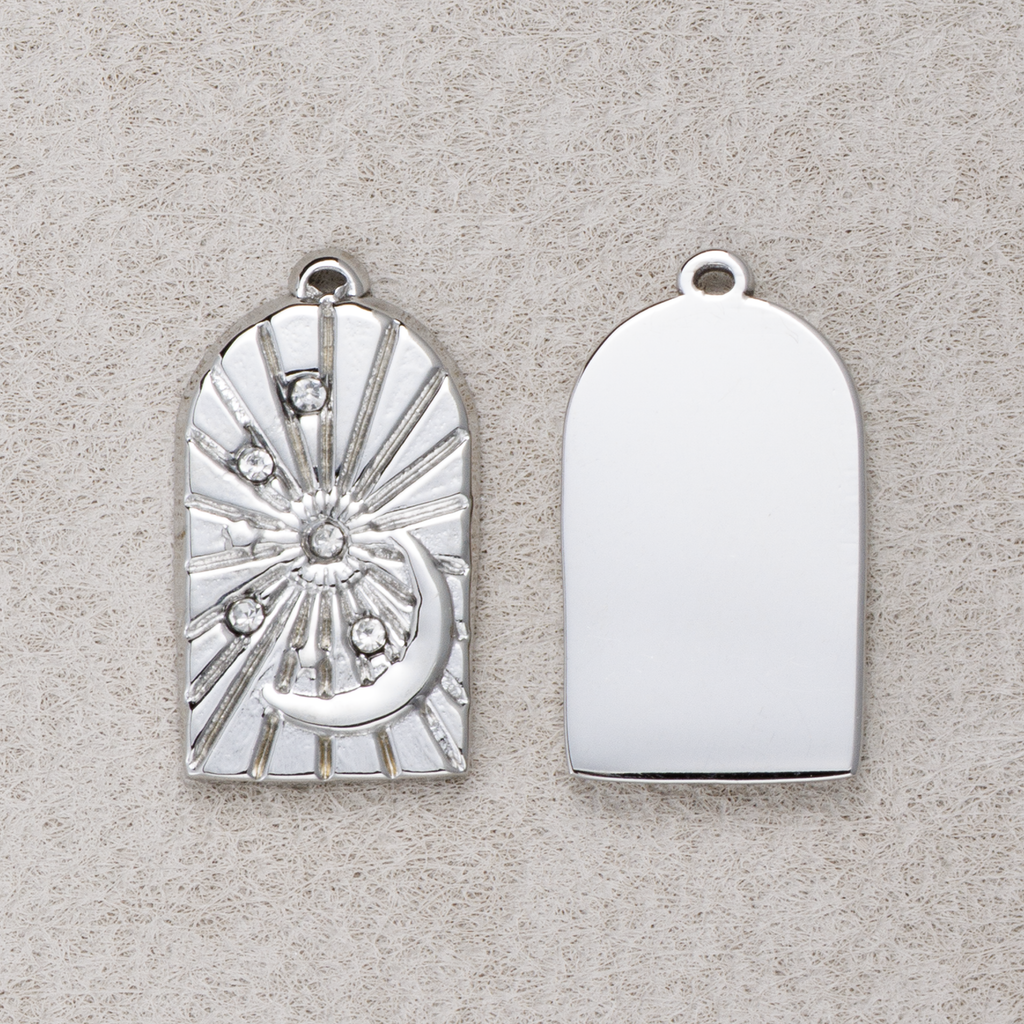 Launch Promo: Stainless Steel Celestial Arch Medallion Pendant | Sold Each