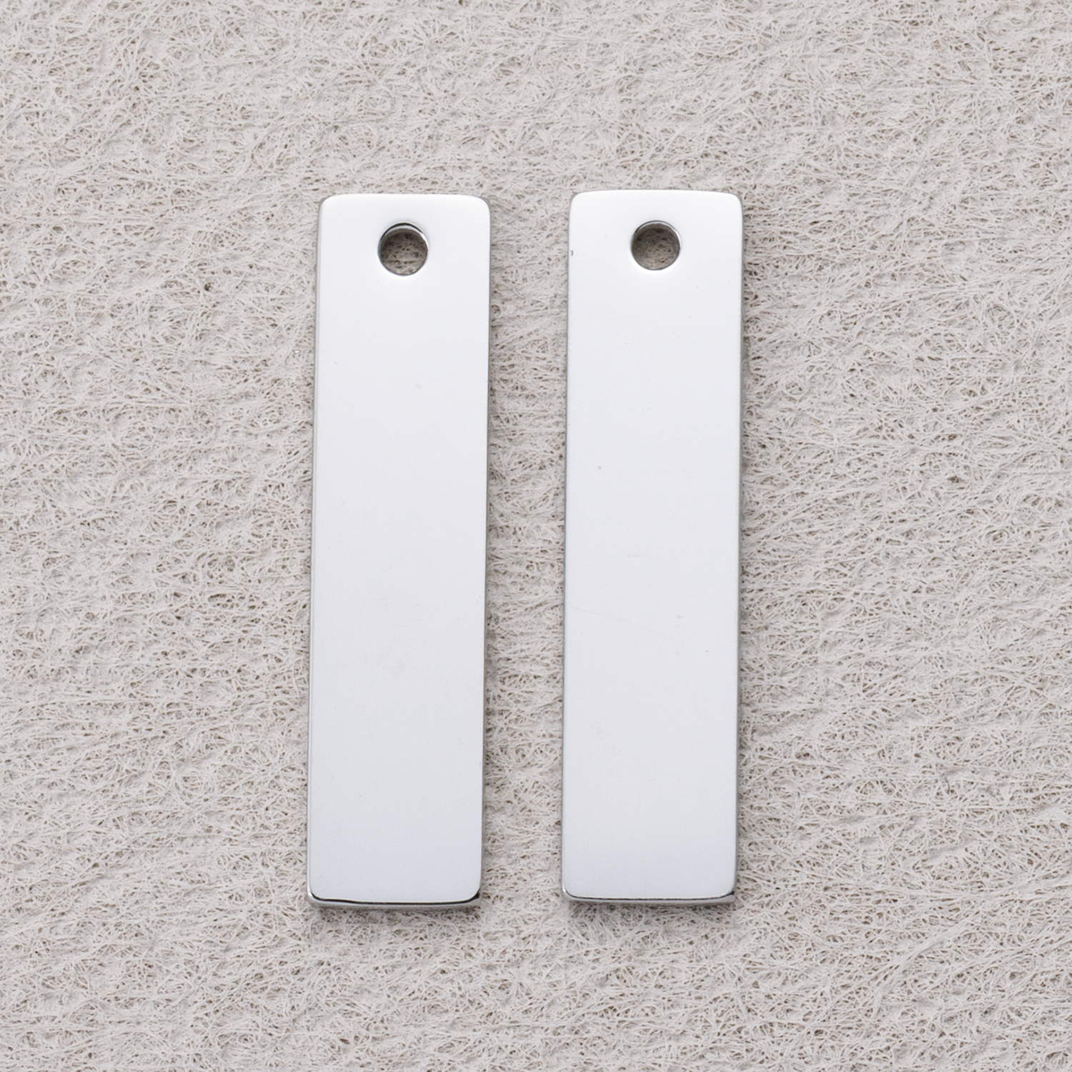 Launch Promo: Stainless Steel Simple Rectangular Tag Charm | Sold Each