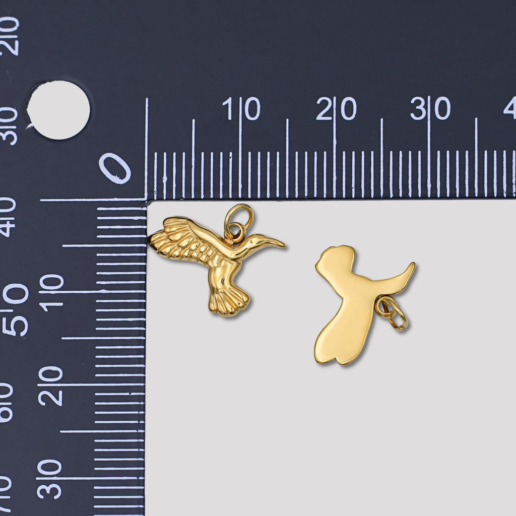 Launch Promo: 24K Gold PVD Stainless Steel Flying Bird Animal Charm | Sold Each