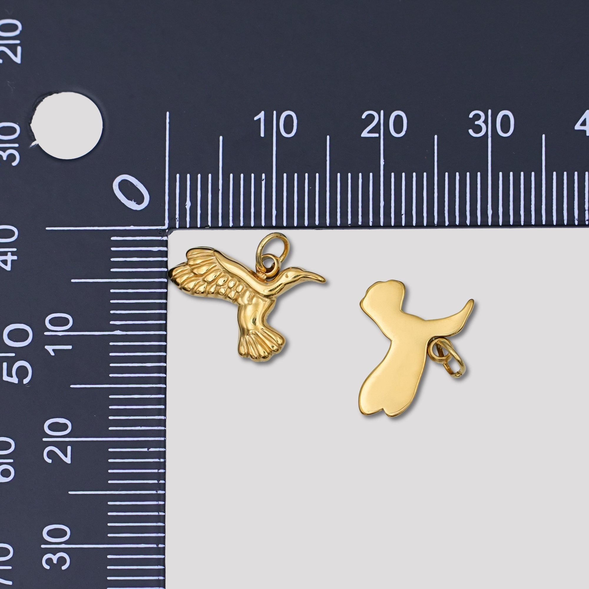 Launch Promo: 24K Gold PVD Stainless Steel Flying Bird Animal Charm | Sold Each