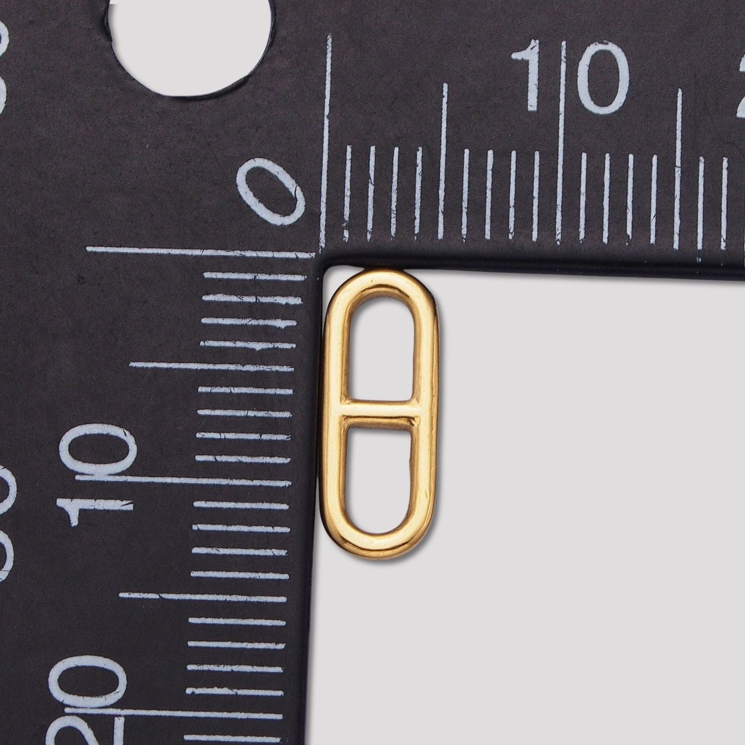 Launch Promo: 24K Gold PVD Stainless Steel Minimalist Mariner Link Connector | Sold Each