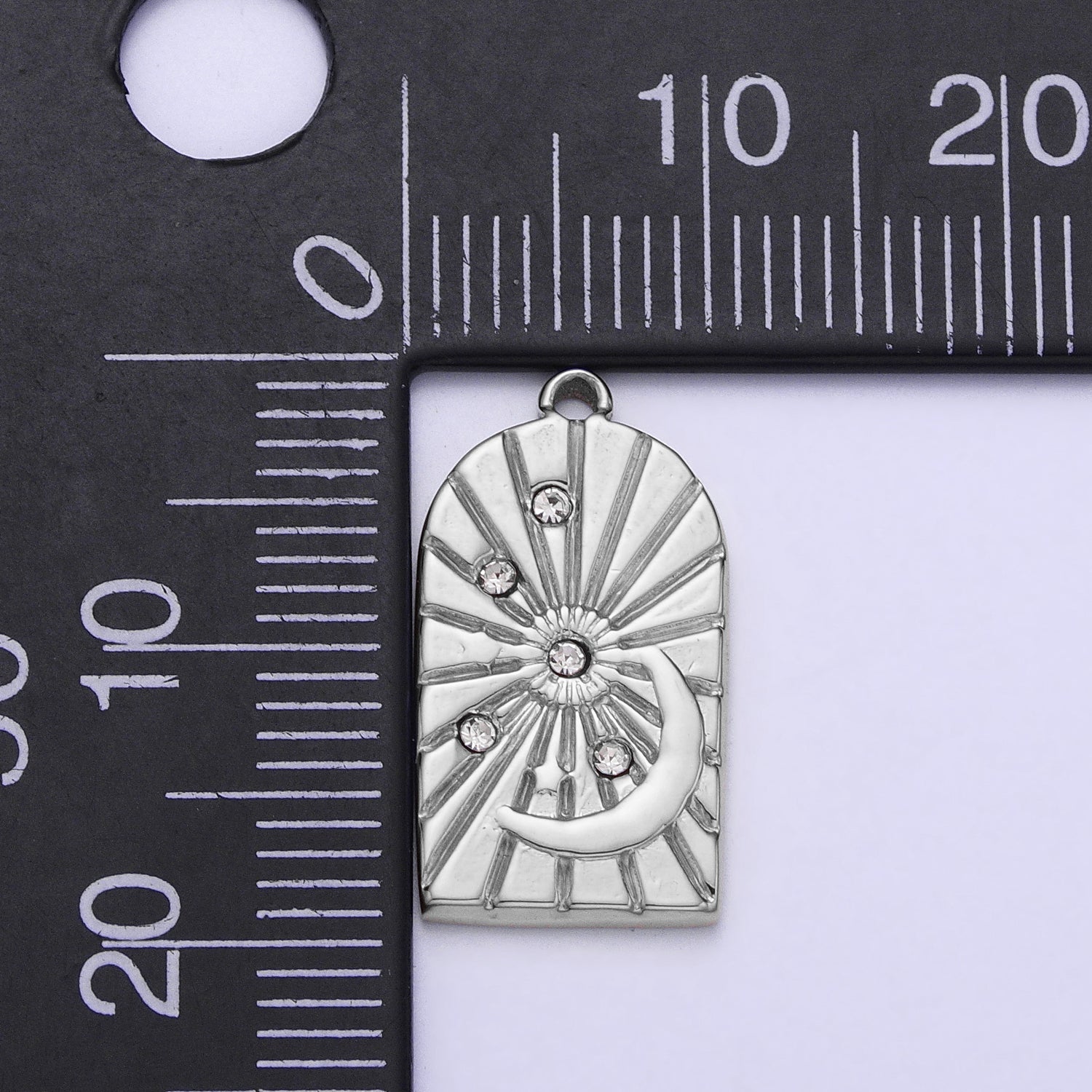 Launch Promo: Stainless Steel Celestial Arch Medallion Pendant | Sold Each