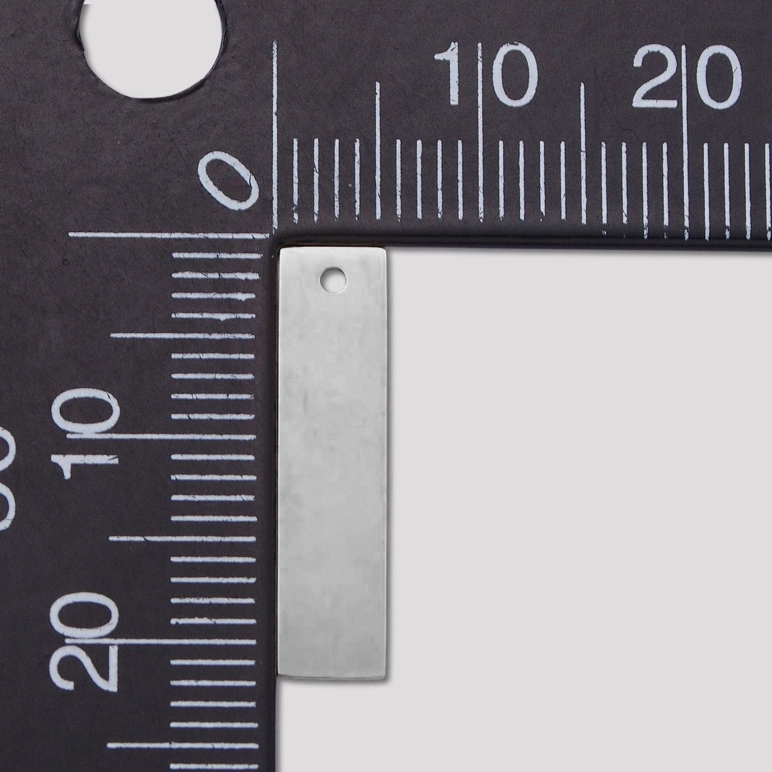 Launch Promo: Stainless Steel Simple Rectangular Tag Charm | Sold Each