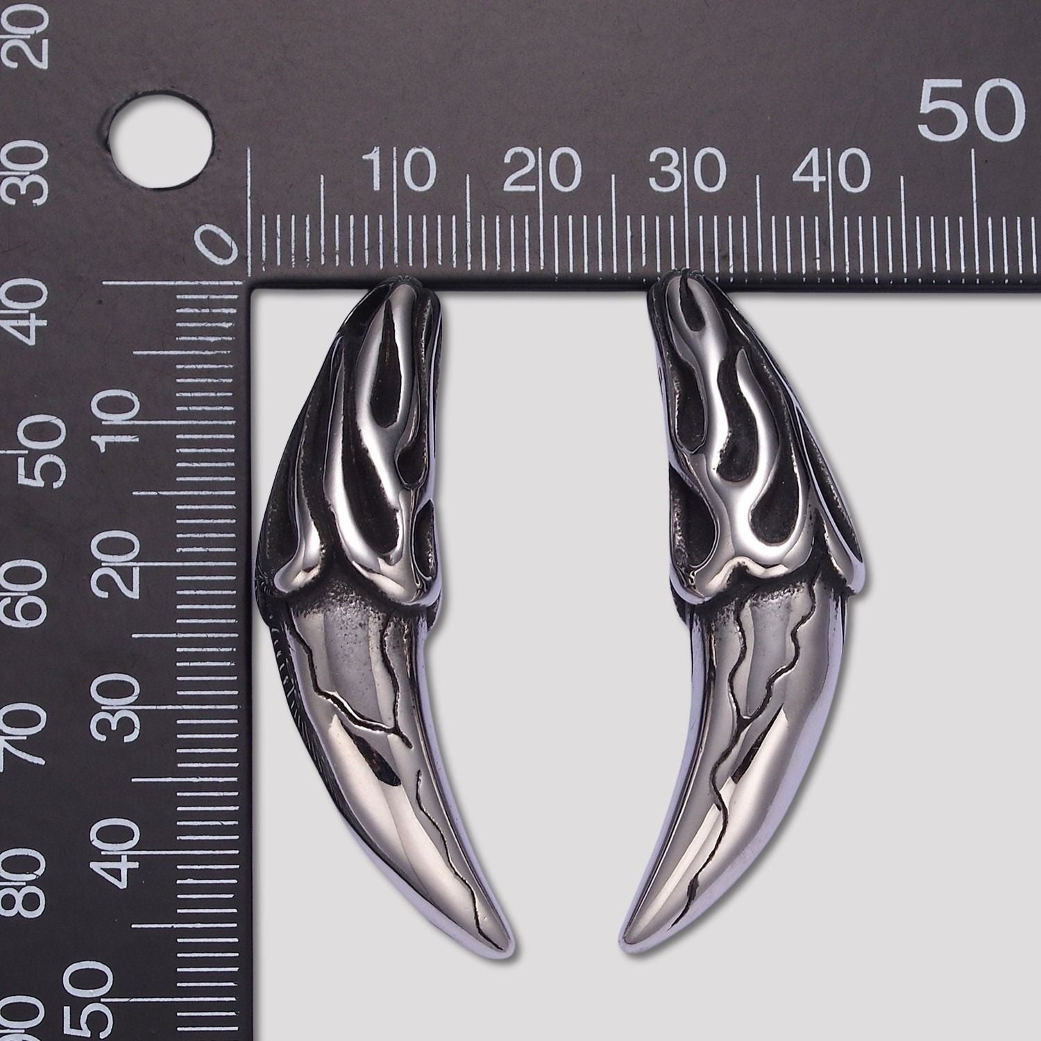 Launch Promo: Stainless Steel Chunky Tusk Pendant | Sold Each