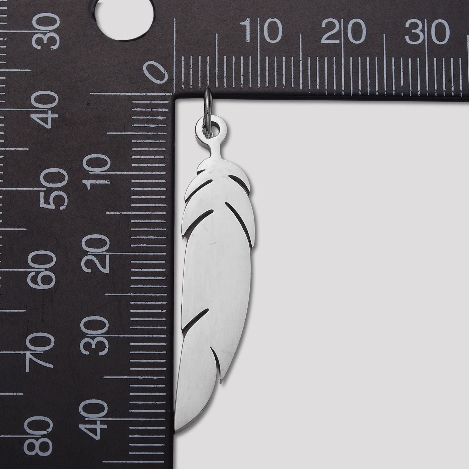 Launch Promo: Stainless Steel Bohemian Feather Charm | Sold Each