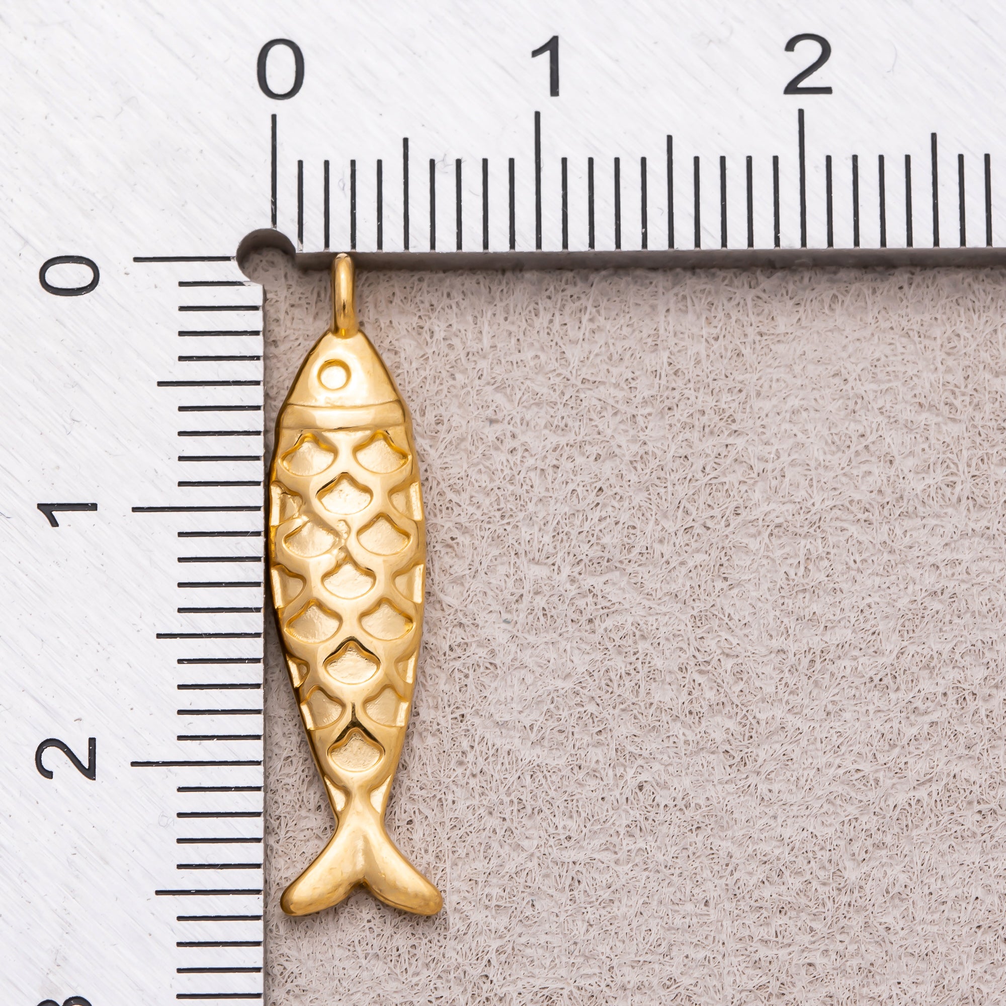 Gold PVD Stainless Steel Fish Ocean Animal Pendant