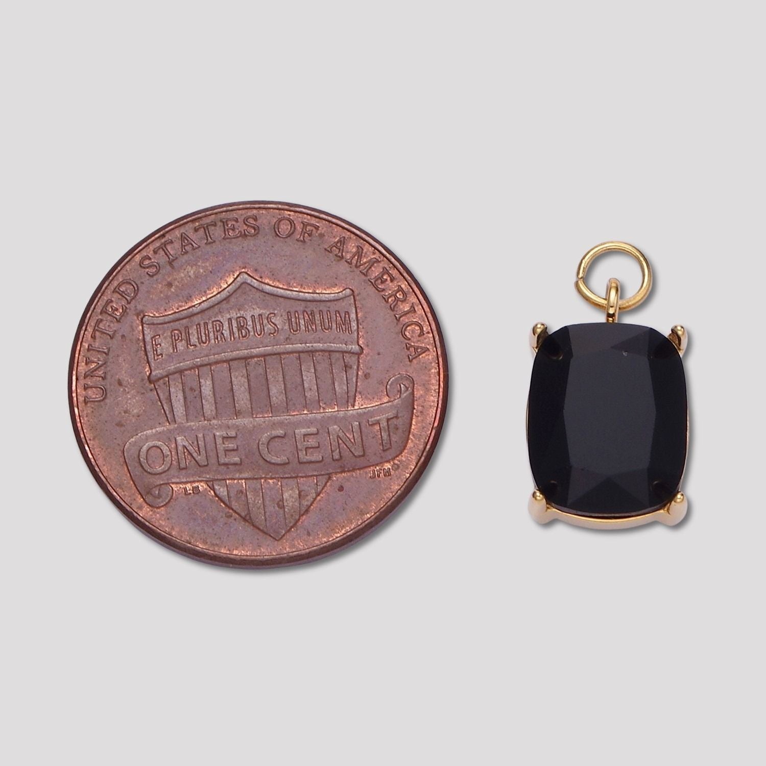 Launch Promo: 14K Gold PVD Stainless Steel Pear Cut Birthstone Charm | Sold Each