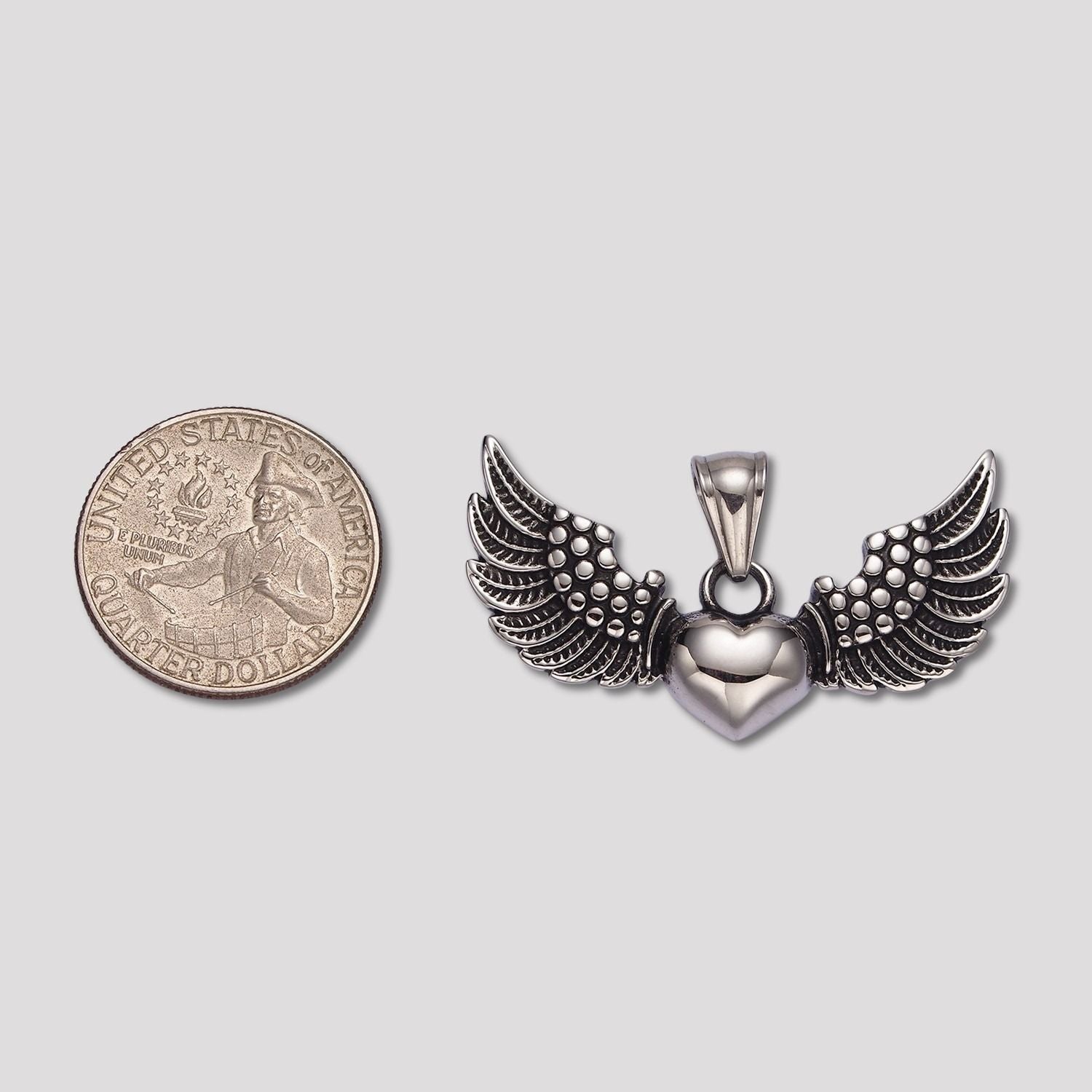 Launch Promo: Stainless Steel Guardian of Love Pendant | Sold Each